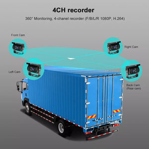 aoocci d1036 4 channels camera truck