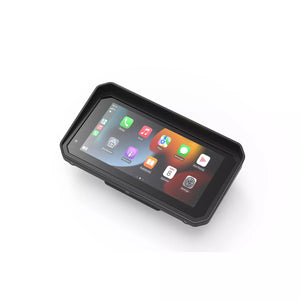 Sistema CarPlay inalámbrico BM6/BM7 con pantalla táctil y carcasa impermeable para motocicleta