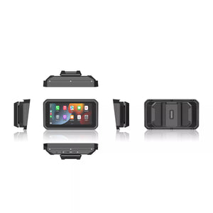 Display CarPlay BM6/BM7 para moto BMW con vista 360 grados completa