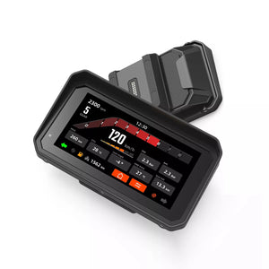 Cuadro digital BM6/BM7 para moto BMW con pantalla táctil y soporte de manillar