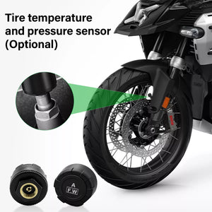 Sensor TPMS de presión y temperatura para moto BMW compatible con BM6/BM7