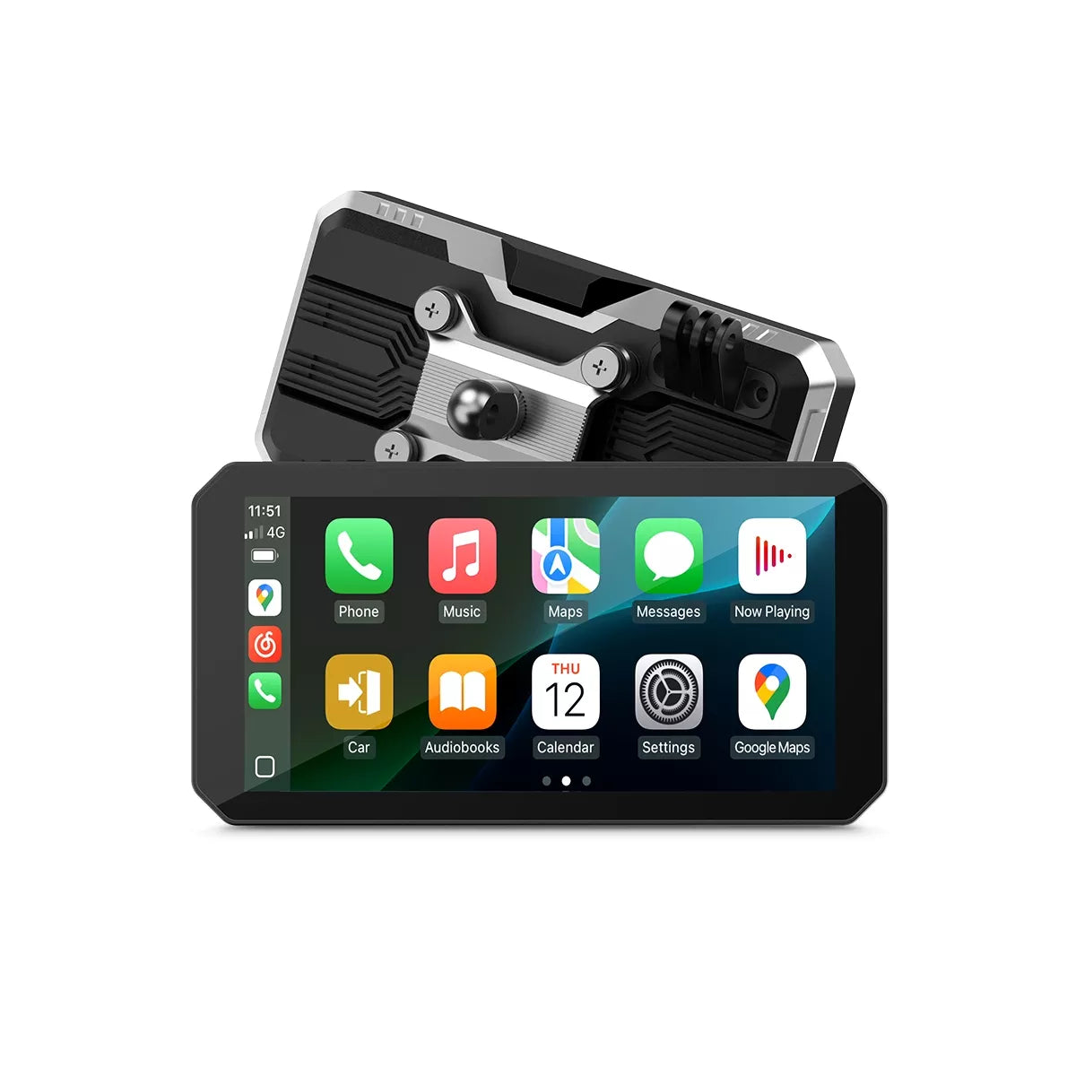 C9 Pro Max Cámara frontal y trasera para motocicleta con CarPlay inalámbrico