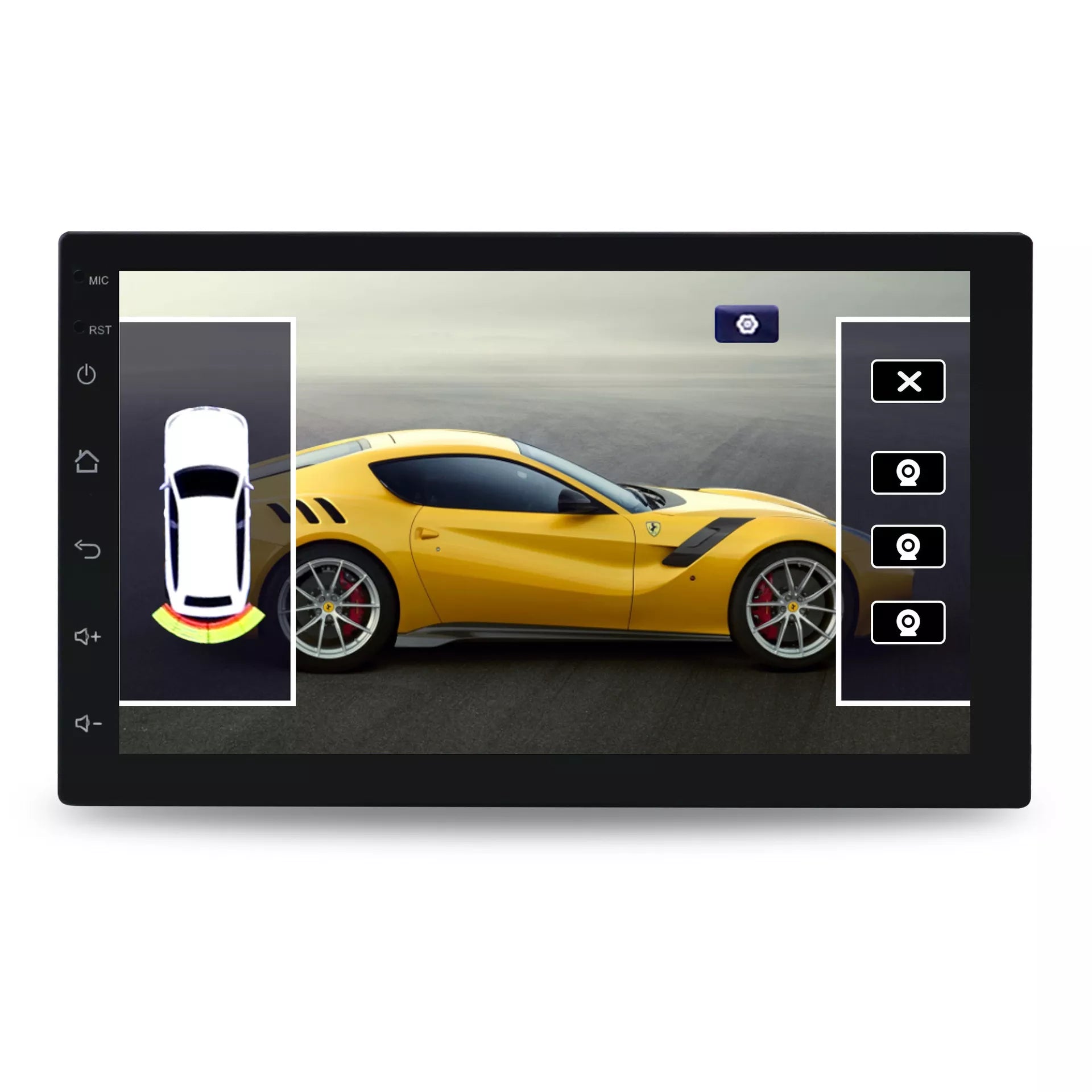 R401 Radar de Reversa Android con 4 Sensores de Respaldo