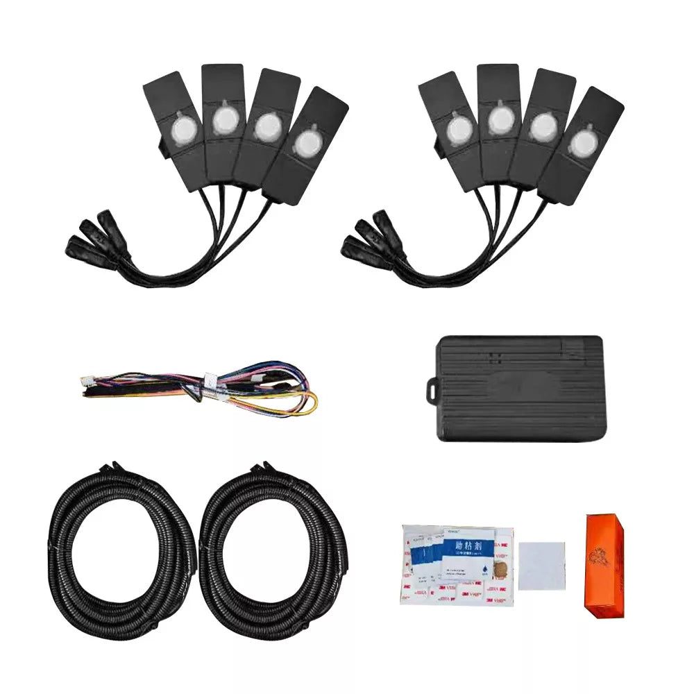 Sistema de Radar de Reversa Android R801 con 8 Sensores