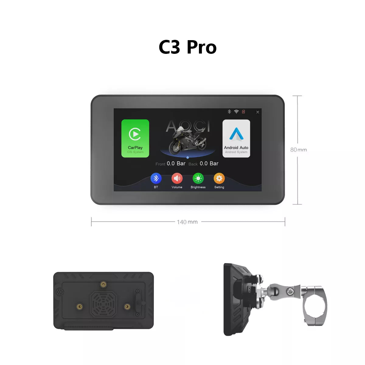 c3pro-moto-carplay-partes principales