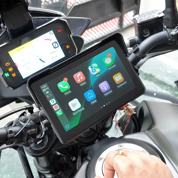 C7 pantalla moto 7 pulgadas  con CarPlay y Android Auto