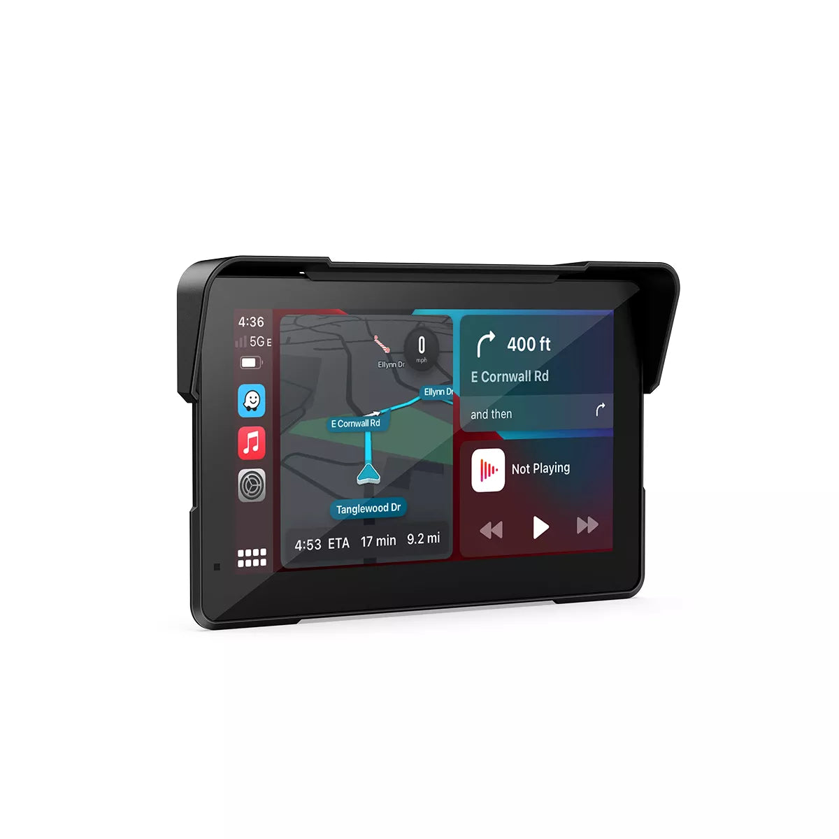 C7 Pantalla HD de 7 Pulgadas para Motocicleta con CarPlay y Android Auto