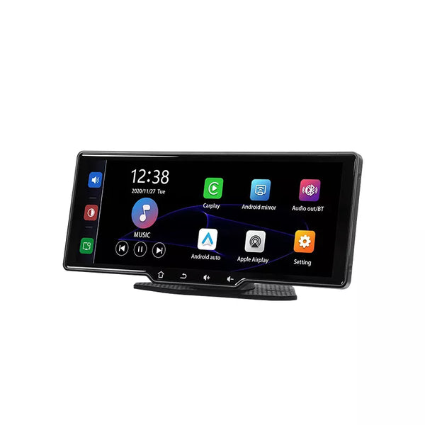 Aoocci  P103 10" CarPlay Inalámbrico con Cámara de Salpicadero 1080P y Navegación