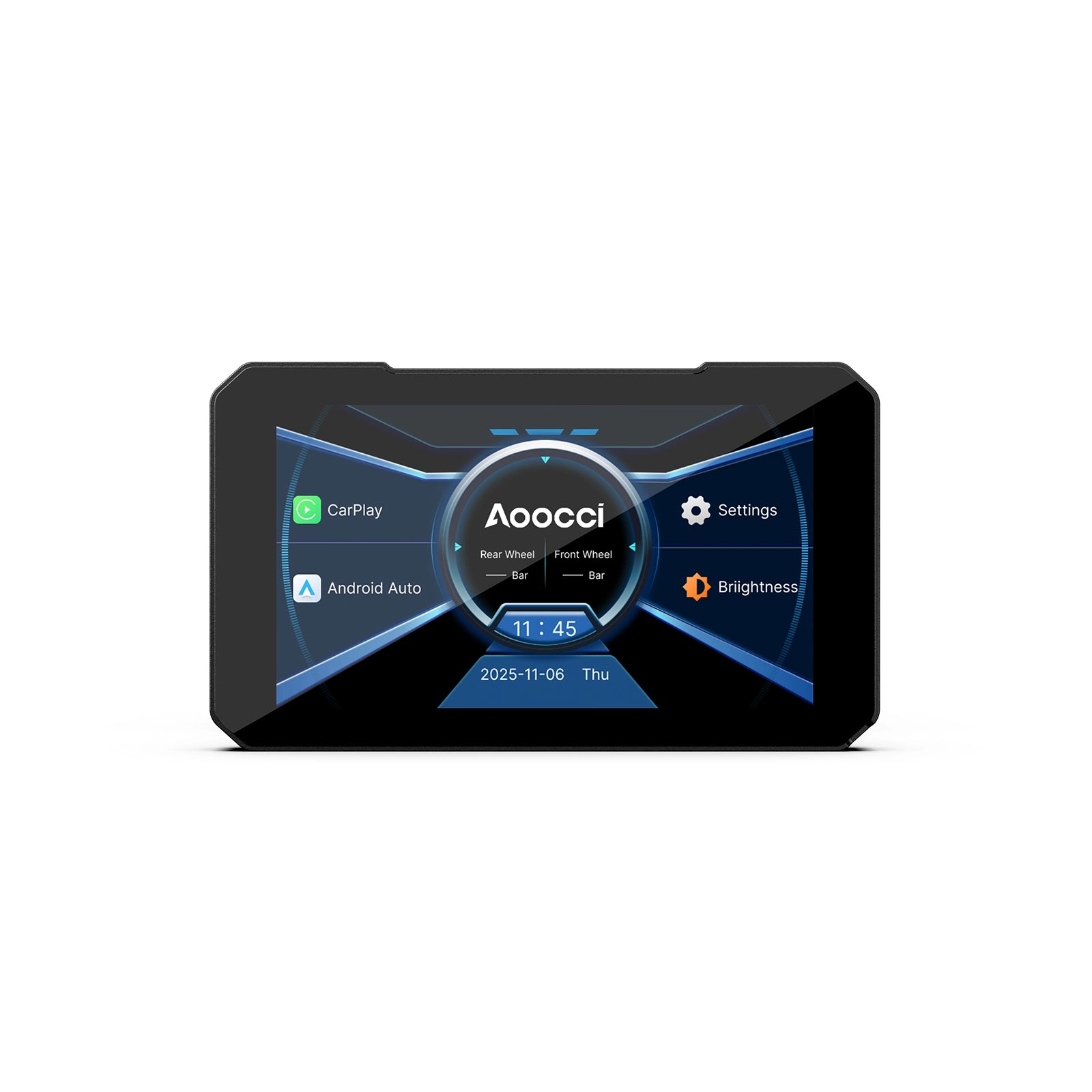 C3 Inalámbrica CarPlay Moto 5" Pantalla Táctil con Bluetooth