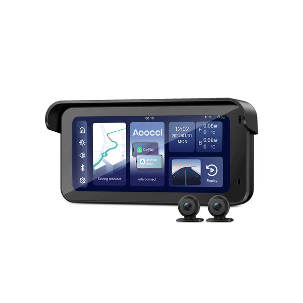 C6 Pro Motorbike Dashcam Todo en Uno Integrado con GPS & Anti-Robo