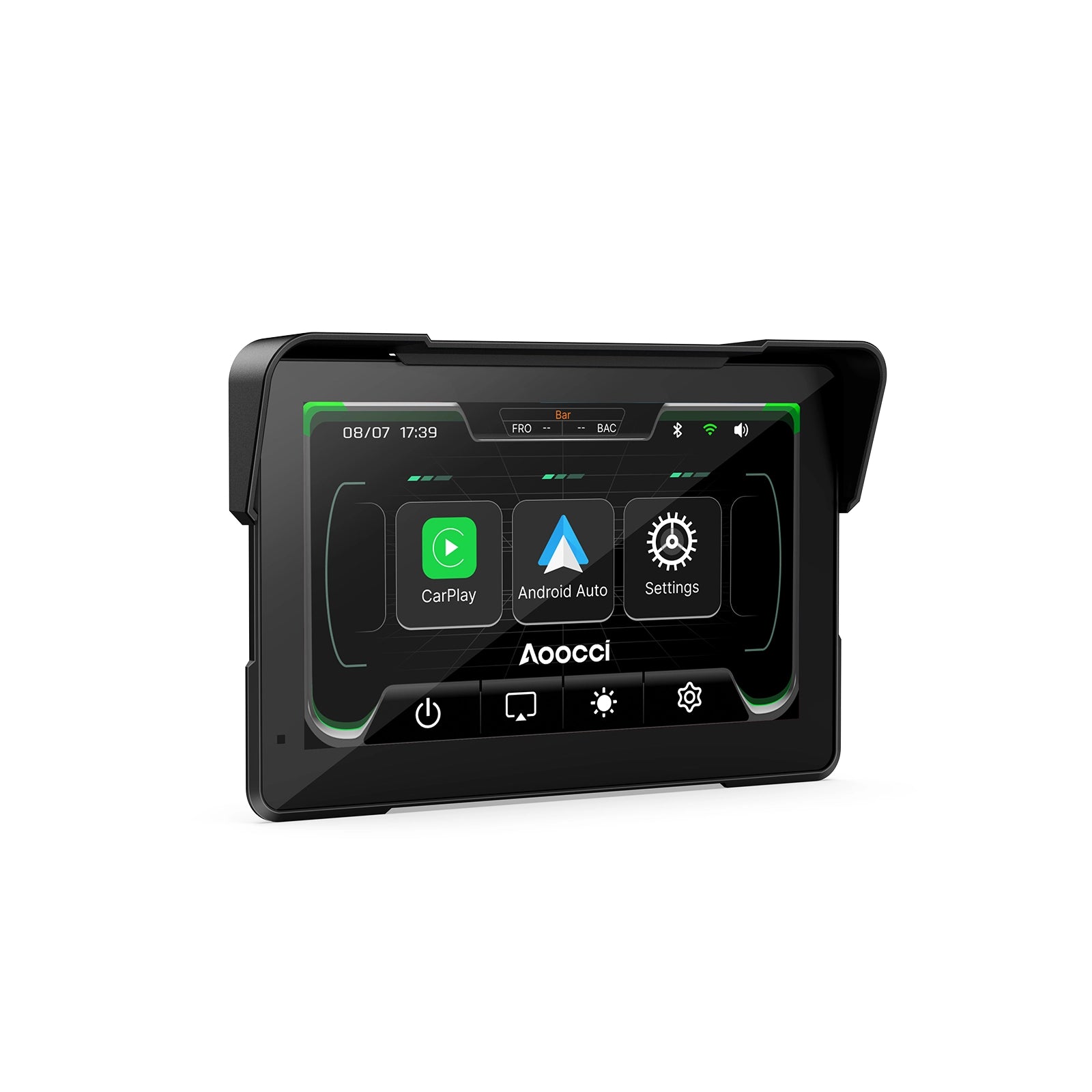 C7 pantalla moto 7 pulgadas  con CarPlay y Android Auto